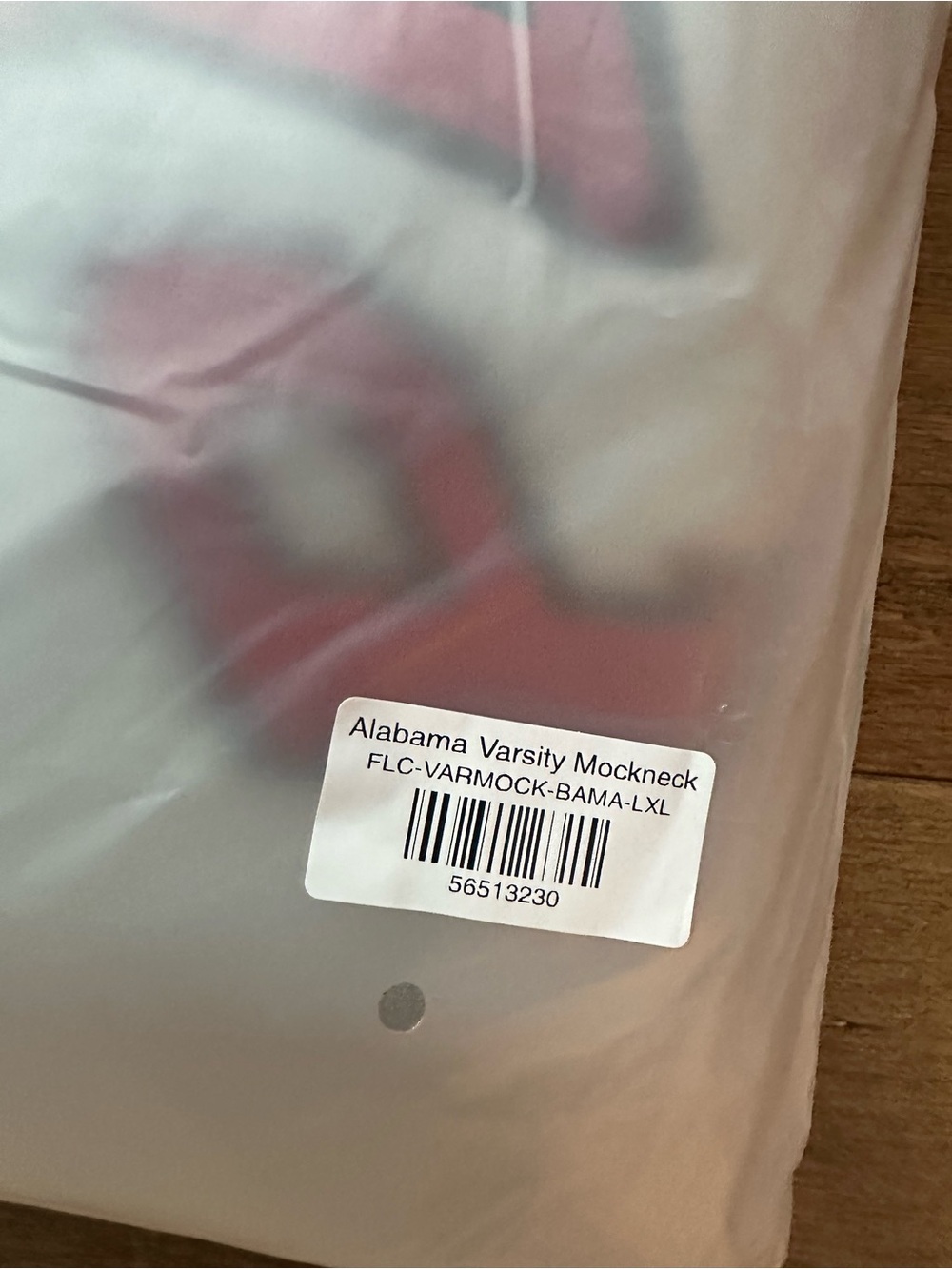 Parke x '47 Alabama Mockneck Grey Crimson Size L/XL NEW - Picture 5 of 7